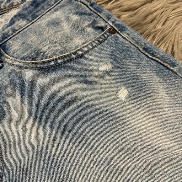 EUC RL Polo Crosby Short Denim Cutoff Shorts-Sz 26-77% Cotton-Raw Hem-Distressed - Picture 5 of 16